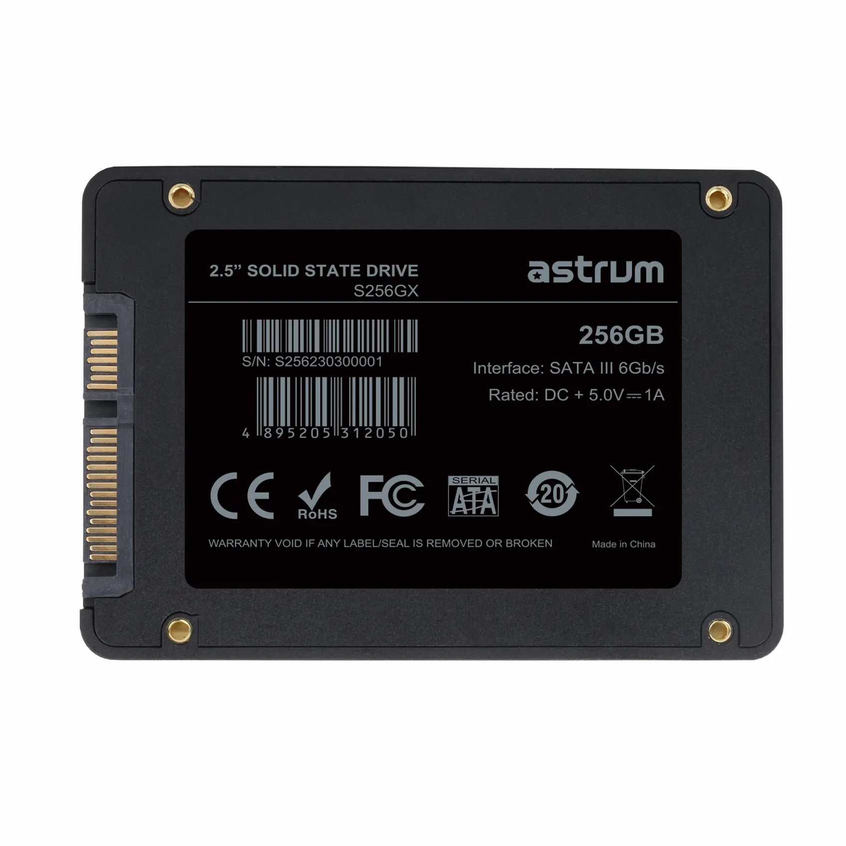 S256GX 256GB 2.5" SATA3 SSD Drive 544/49