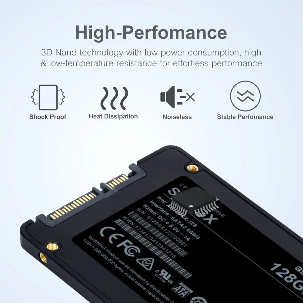 S128GX 128GB 2.5" SATA3 SSD Drive 518/47