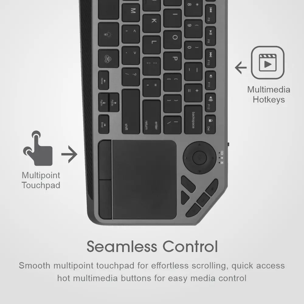 Multi Mode Wireless Keyboard + Touchpad - KT210