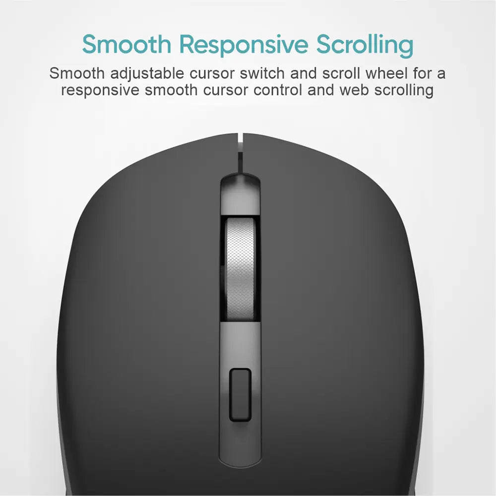 MW230 Mouse Rechargeable 2.4GHZ WL Black