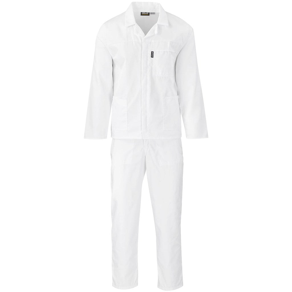 Trade Polycotton Conti Suit in White — Print Fast Express