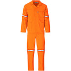 Trade Polycotton Conti Suit - Reflective Arms & Legs - Orange Tape in Orange — Print Fast Express
