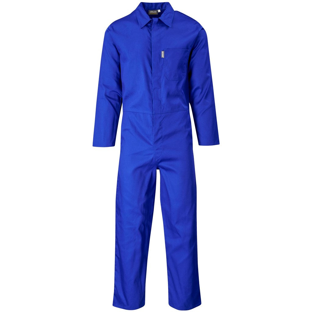 Safety Polycotton Boiler Suit in Royal Blue — Print Fast Express