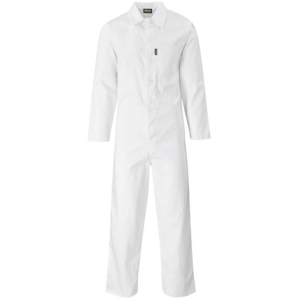 Safety Polycotton Boiler Suit in White — Print Fast Express