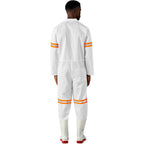 Safety Polycotton Boiler Suit - Reflective Arms & Legs - Orange Tape — Print Fast Express