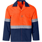 Traffic Premium Two-Tone Hi-Viz Reflective Jacket in Orange — Print Fast Express