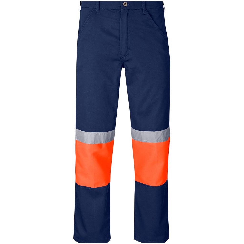 Traffic Premium Two-Tone Hi-Viz Reflective Pants in Orange — Print Fast Express