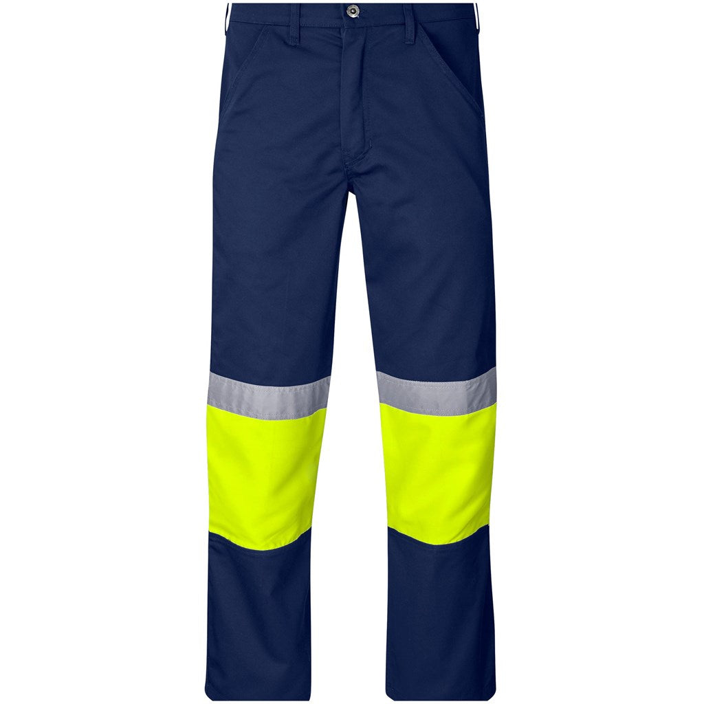 Traffic Premium Two-Tone Hi-Viz Reflective Pants in Yellow — Print Fast Express
