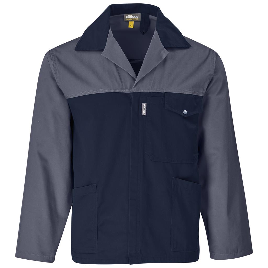 Site Premium Two-Tone Polycotton Jacket in Grey — Print Fast Express