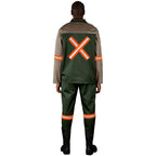 Site Premium Two-Tone Polycotton Jacket - Reflective Arms & Back - Orange Tape — Print Fast Express