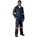 Artisan Premium 100% Cotton Jacket - Reflective Arms - Orange Tape — Print Fast Express