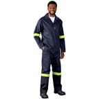 Artisan Premium 100% Cotton Jacket - Reflective Arms & Back - Yellow Tape — Print Fast Express