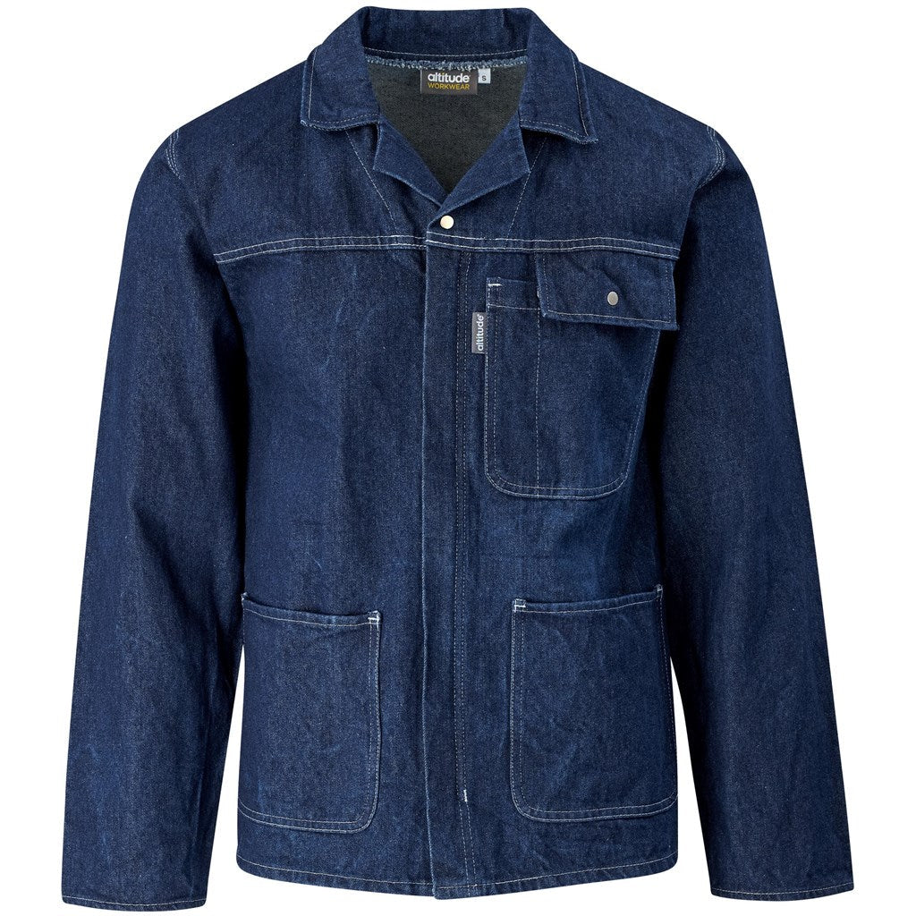 Cast Premium 100% Cotton Denim Jacket in Blue — Print Fast Express