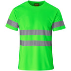 Construction Hi-Viz Reflective T-Shirt in Lime — Print Fast Express