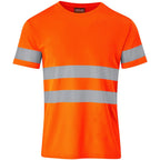 Construction Hi-Viz Reflective T-Shirt in Orange — Print Fast Express