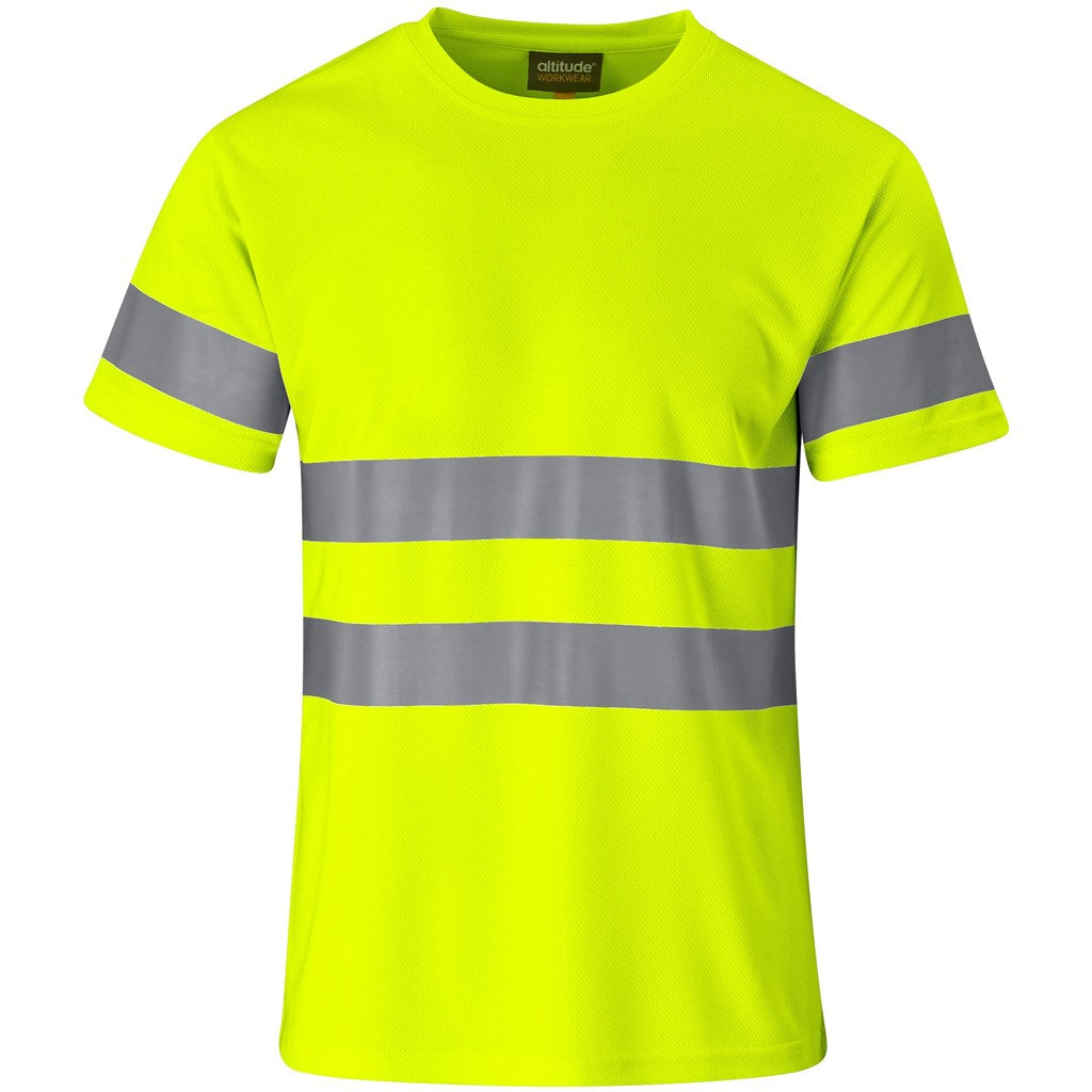 Construction Hi-Viz Reflective T-Shirt in Yellow — Print Fast Express