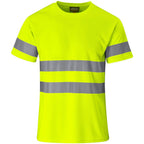 Construction Hi-Viz Reflective T-Shirt in Yellow — Print Fast Express