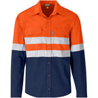 Access Vented Two-Tone Reflective Work Shirt in Orange — Print Fast Express