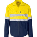 Access Vented Two-Tone Reflective Work Shirt in Yellow — Print Fast Express
