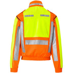 Metro Two-Tone Hi-Viz Reflective Zip-Off Jacket in Yellow — Print Fast Express