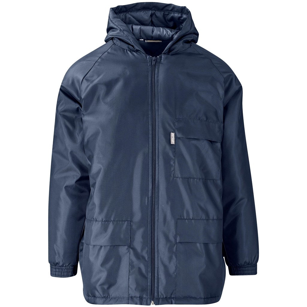 Shift Single-Lined Freezer Jacket in Navy — Print Fast Express