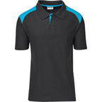 Mens Apex Golf Shirt in Cyan — Print Fast Express