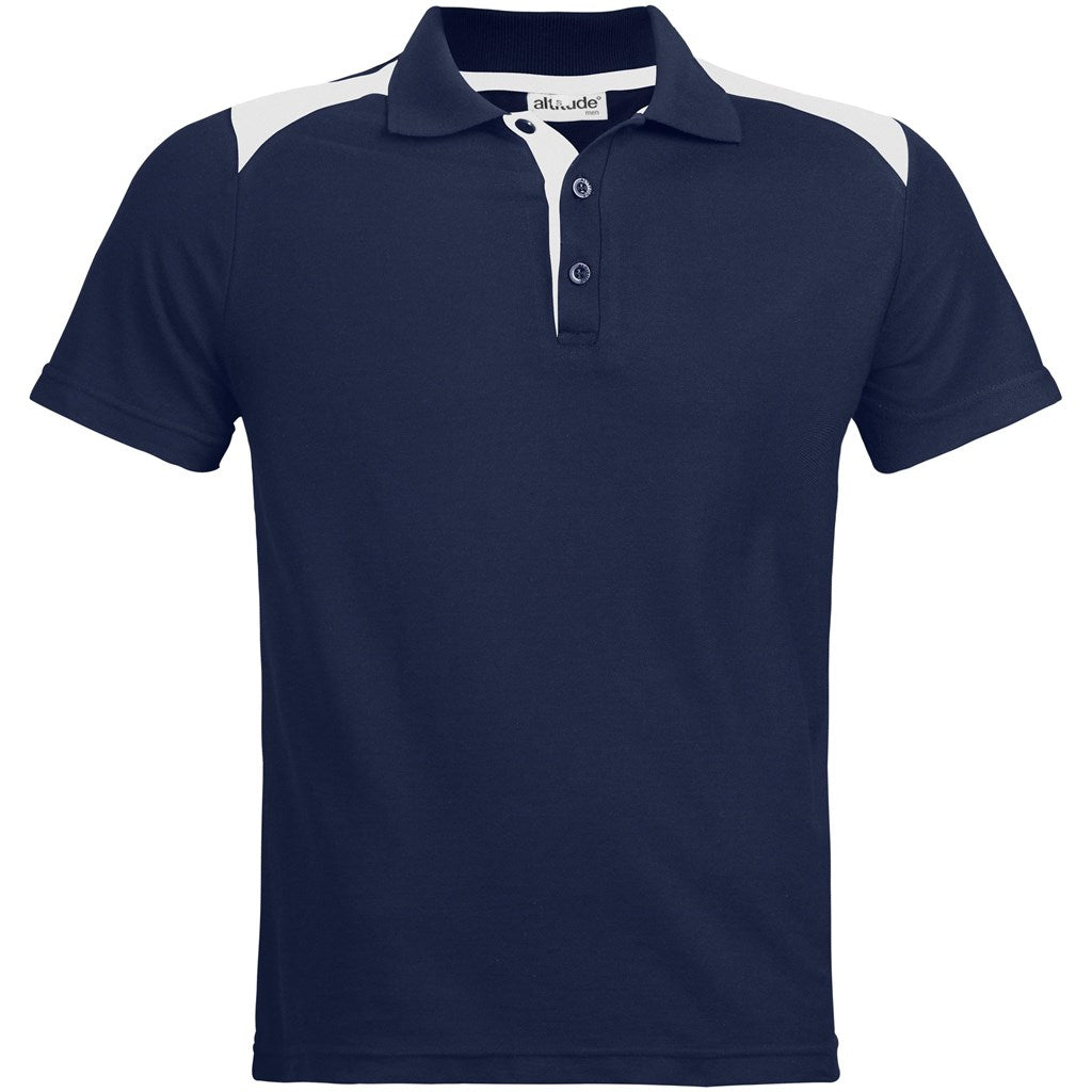 Mens Apex Golf Shirt in Navy — Print Fast Express