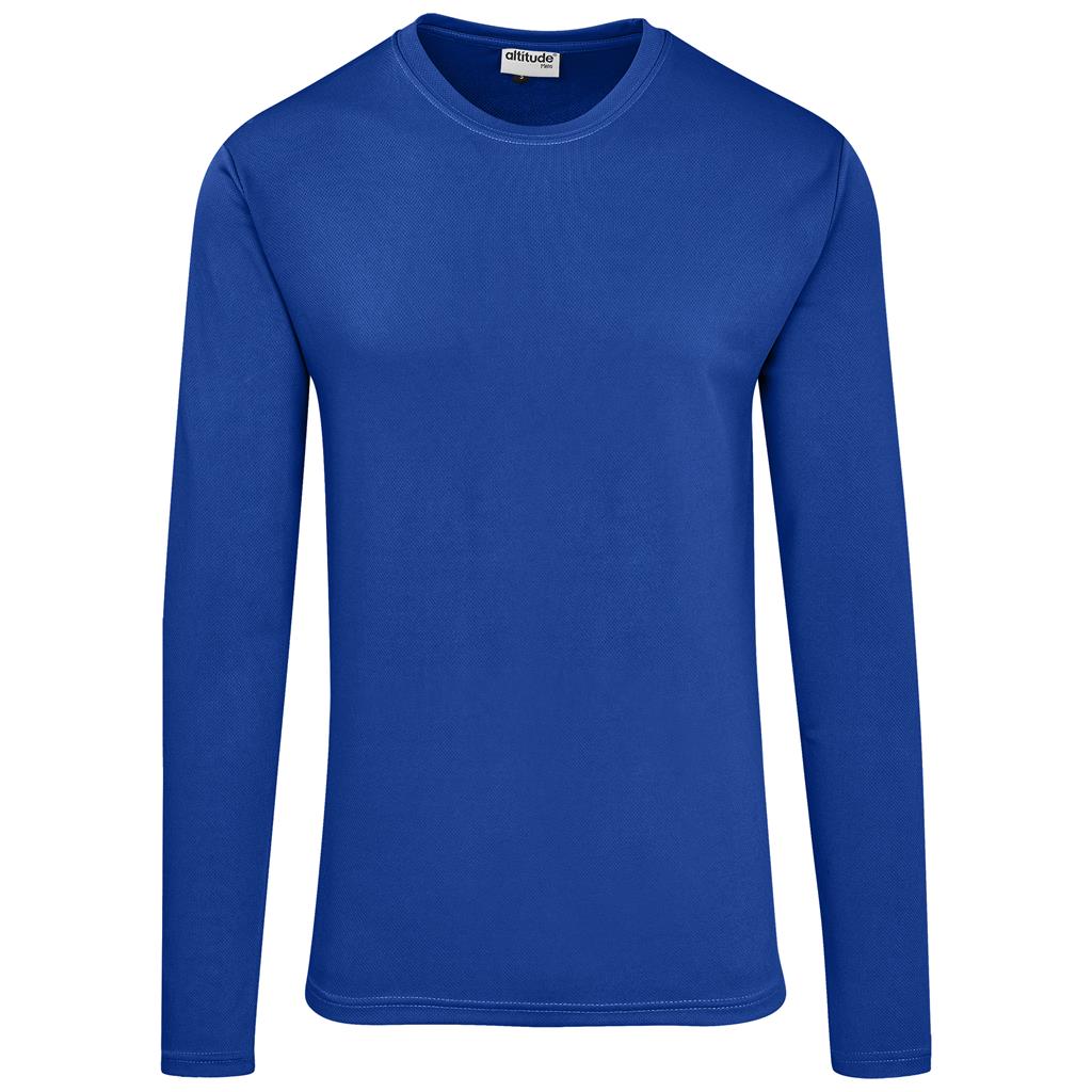 Mens Long Sleeve All Star T-Shirt in Royal Blue — Print Fast Express