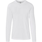 Mens Long Sleeve All Star T-Shirt in White — Print Fast Express