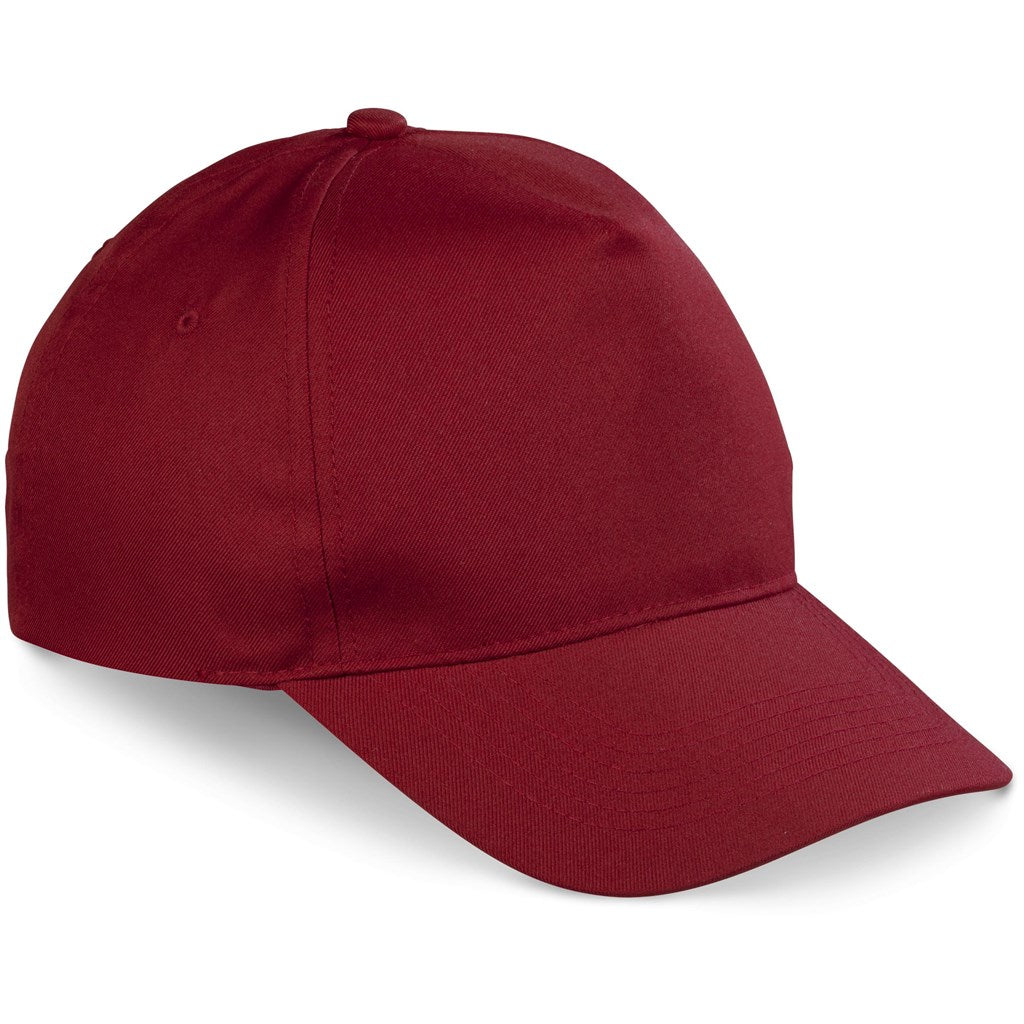 Brooklyn Cap - 5 Panel in Maroon — Print Fast Express