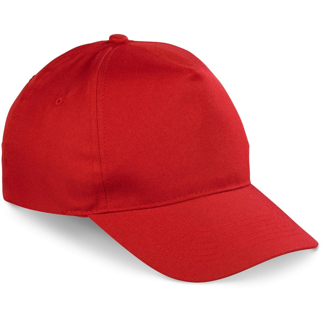 Brooklyn Cap - 5 Panel in Red — Print Fast Express