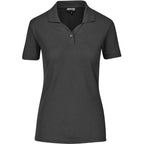 Ladies Basic Pique Golf Shirt in Charcoal — Print Fast Express
