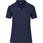 Ladies Basic Pique Golf Shirt in Navy — Print Fast Express
