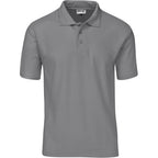Mens Basic Pique Golf Shirt in Grey — Print Fast Express