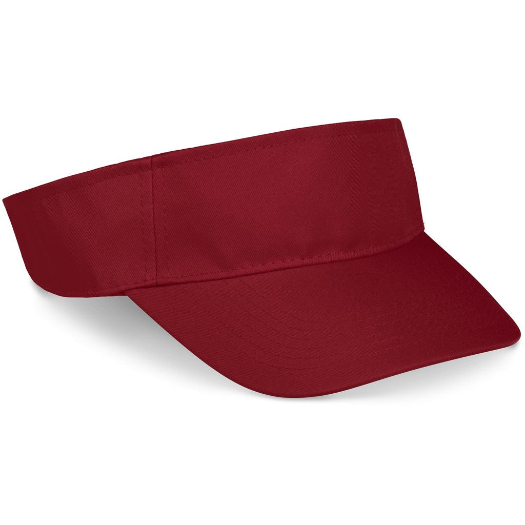 Basic Sun Visor in Maroon — Print Fast Express
