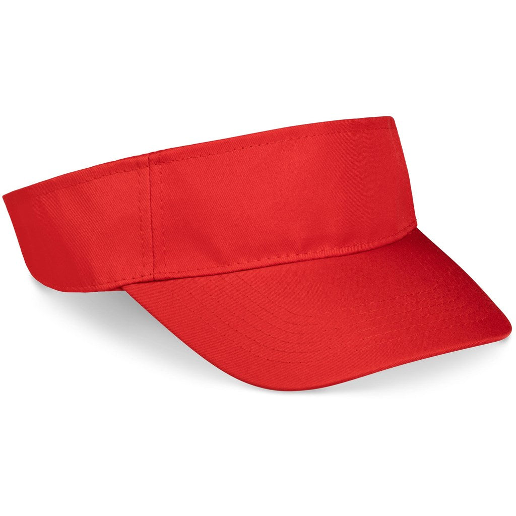 Basic Sun Visor in Red — Print Fast Express