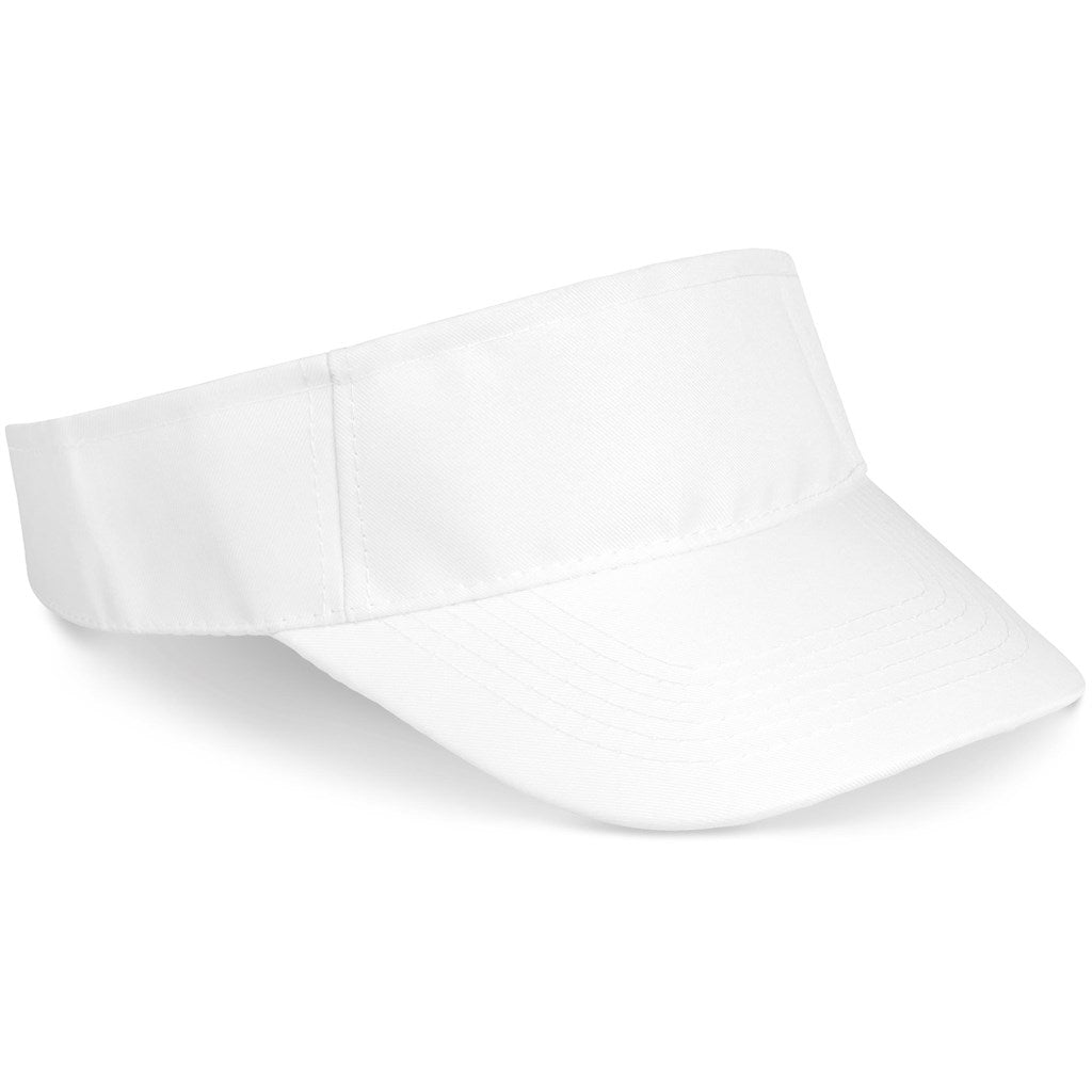 Basic Sun Visor in White — Print Fast Express