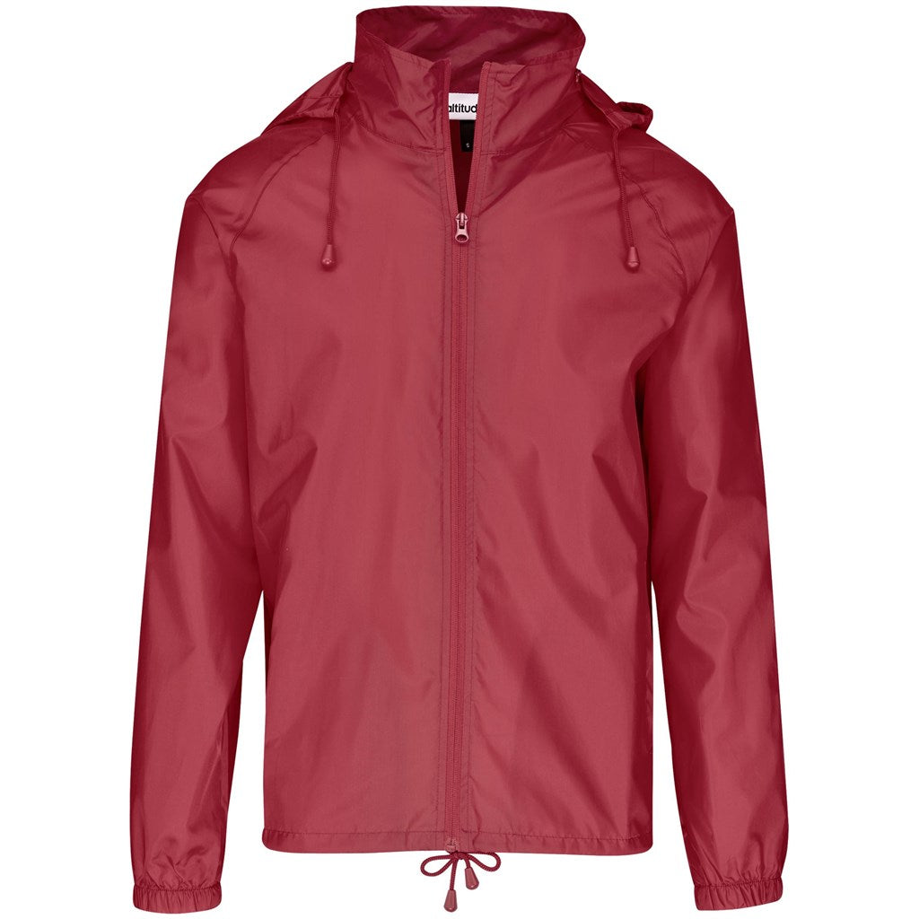 Unisex Cameroon Rain Jacket in Red — Print Fast Express