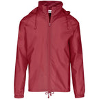 Unisex Cameroon Rain Jacket in Red — Print Fast Express