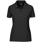 Ladies Everyday Golf Shirt in Black — Print Fast Express