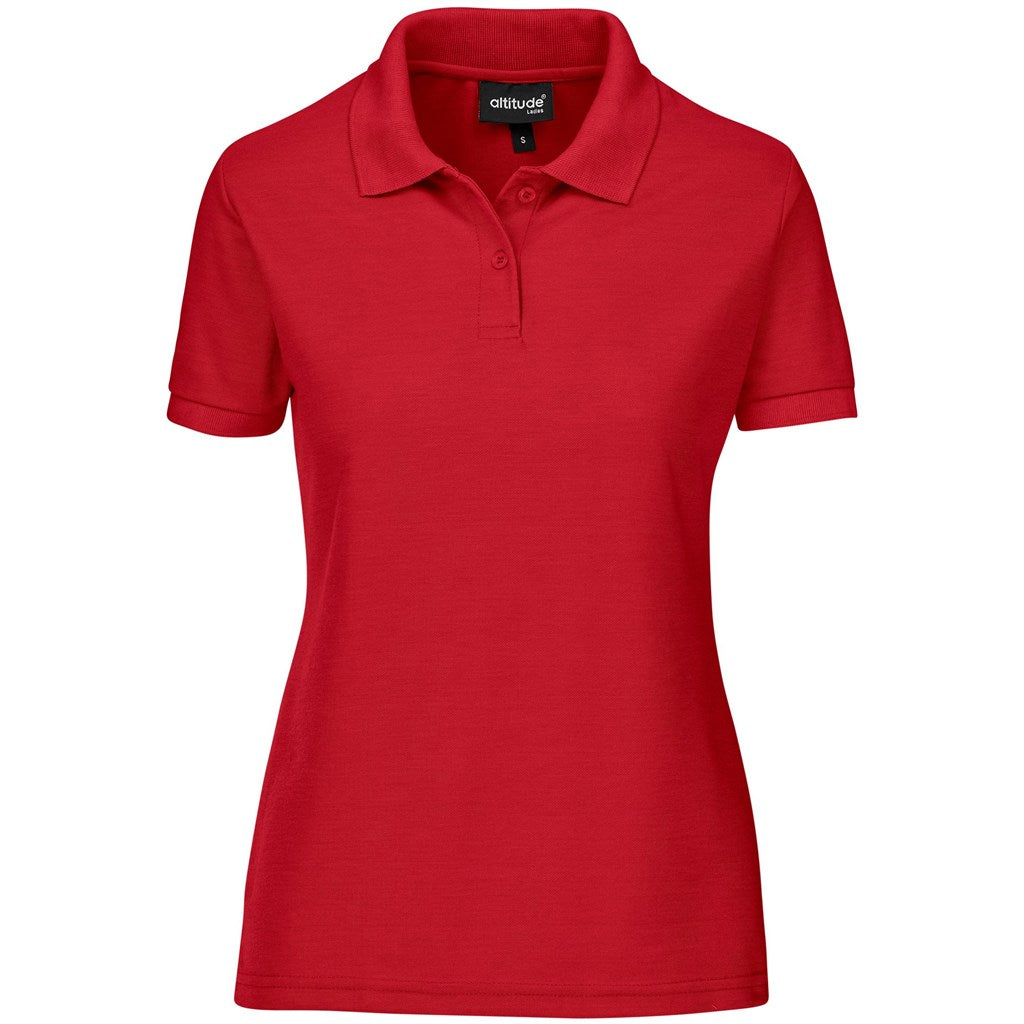 Ladies Everyday Golf Shirt in Red — Print Fast Express