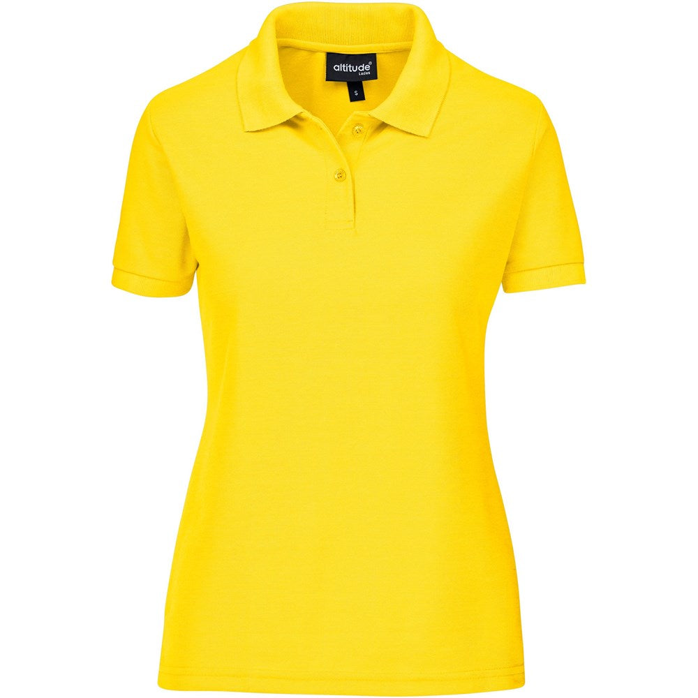Ladies Everyday Golf Shirt in Yellow — Print Fast Express