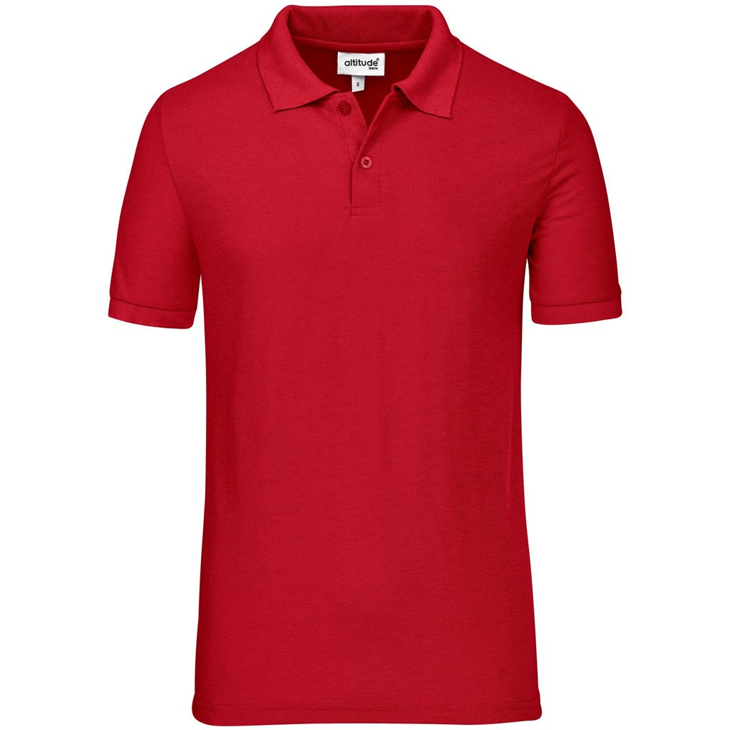 Mens Everyday Golf Shirt in Red — Print Fast Express