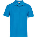 Mens Exhibit Golf Shirt in Aqua — Print Fast Express