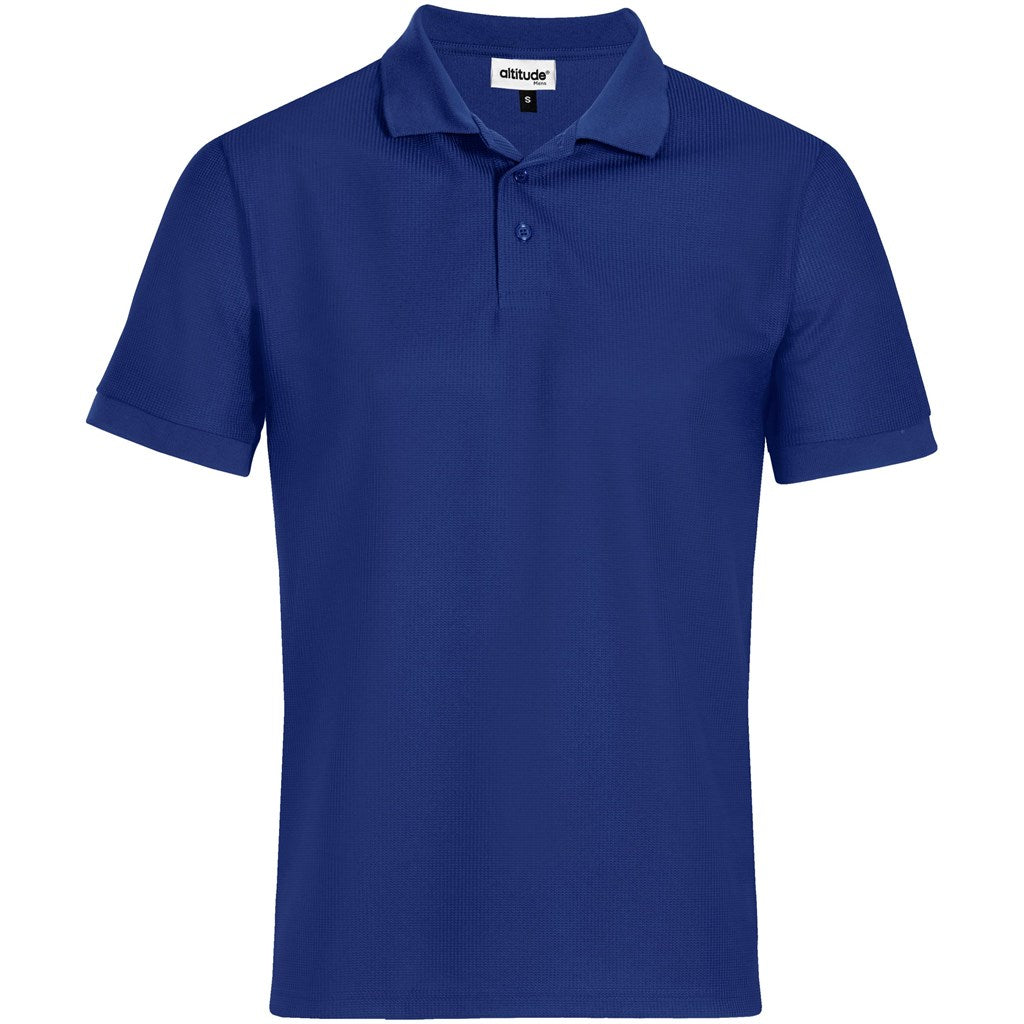 Mens Exhibit Golf Shirt in Royal Blue — Print Fast Express