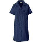 Marriot Polycotton Housecoat in Navy — Print Fast Express