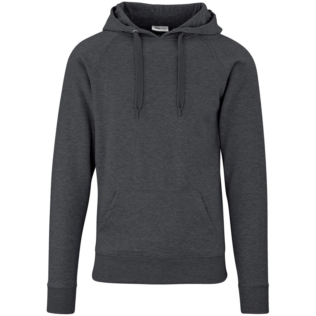 Mens Harvard Heavyweight Hooded Sweater in Charcoal — Print Fast Express