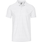 Mens Milan Golf Shirt in White — Print Fast Express