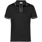 Mens Osaka Golf Shirt in Black — Print Fast Express
