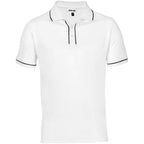 Mens Osaka Golf Shirt in White — Print Fast Express